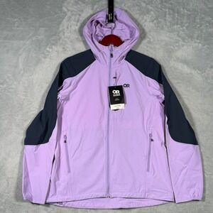 Outdoor Research Jacket Womens‎ Medium Purple Ferrosi Hooded Lightweight Hoodie